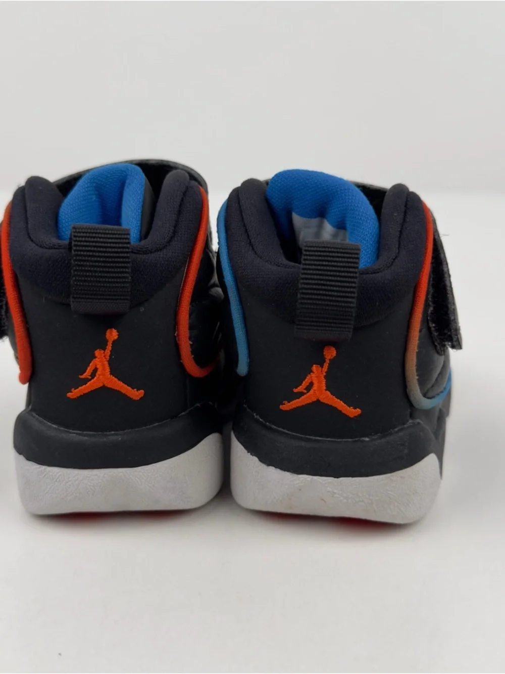 Nike Jordan Pro Strong BT Toddler Sneakers Sz 4C Black Blue Orange